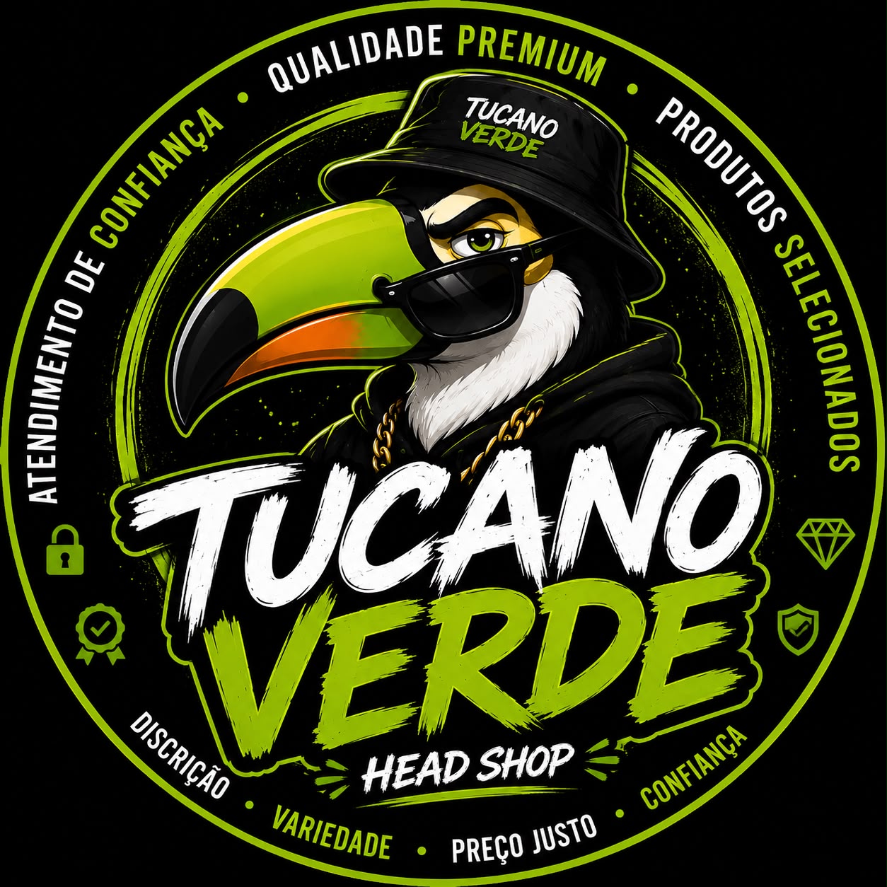 Selo Tucano Verde Head Shop